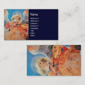 CARTE DE VISITE ANGEL DE NOËL (Devant / Derrière)