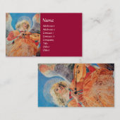 CARTE DE VISITE ANGEL DE NOËL (Devant / Derrière)