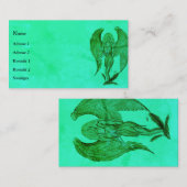 Carte De Visite Angel en style tatouage (Devant / Derrière)