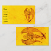 Carte De Visite Angel en style tatouage (Devant / Derrière)