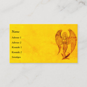Carte De Visite Angel en style tatouage