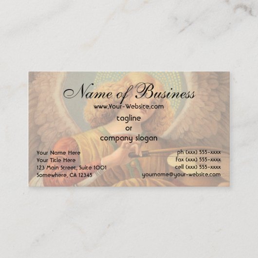 Carte De Visite Angel Jouer au violon par Melozzo da Forlì (Devant)