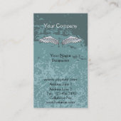 Carte De Visite Angel Wings bleu boueux (Devant)