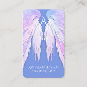 Carte De Visite ANGEL WINGS Dreamy Soft Blue Beauté