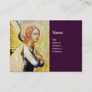 Carte De Visite ANGÉLE DE L'ANNONCIATION, violet