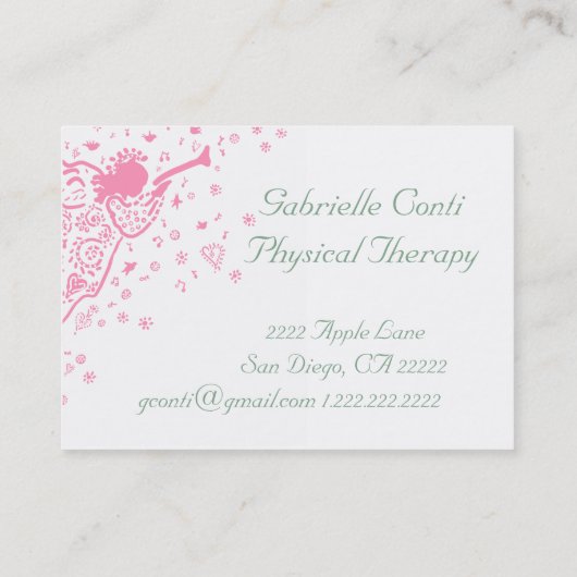 Carte de visite angélique (Dos)