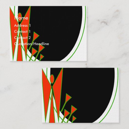 Carte De Visite Anges (Devant / Derrière)