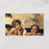 Carte De Visite Anges de la Madone Sixtine par Raphaël (Dos)
