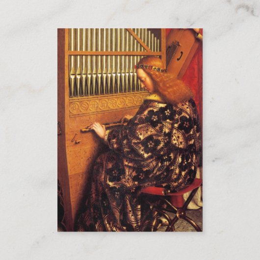 Carte De Visite ANGES JOUER MUSIQUE, détails (Dos)