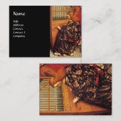 Carte De Visite ANGES JOUER MUSIQUE, détails (Devant / Derrière)