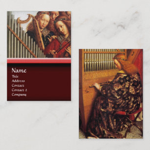 Carte De Visite ANGES JOUER MUSIQUE, détails