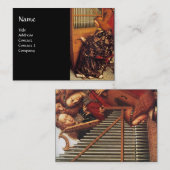 Carte De Visite ANGES JOUER MUSIQUE, détails (Devant / Derrière)