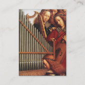 Carte De Visite ANGES JOUER MUSIQUE, détails (Dos)