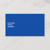 Carte De Visite anglais enseignant ESL (Dos)