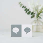 Carte De Visite Anglais-espagnol d'interprète (Debout devant)