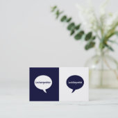 Carte De Visite Anglais-espagnol d'interprète (Debout devant)