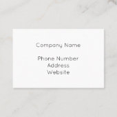 Carte De Visite Angles géométriques polis Gris Cool moderne (Dos)