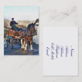 CARTE DE VISITE ANGLETERRE VICTORIENNE (Devant / Derrière)