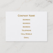 CARTE DE VISITE ANGLETERRE VICTORIENNE (Dos)