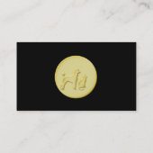 Carte de visite animal (Dos)