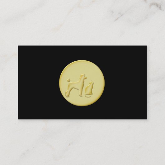 Carte de visite animal (Dos)