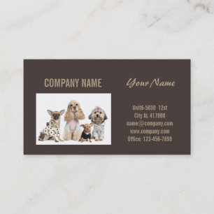 Carte De Visite animal animal de compagnie animal de chiot SPA vét