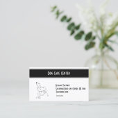 Carte De Visite Animal de chien dalmate (Debout devant)