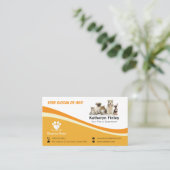 Carte De Visite Animal de compagnie | Simple (Debout devant)