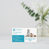 Carte De Visite Animal de compagnie | Simple moderne (Debout devant)