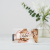 Carte De Visite Animal de Secourt de chien (Debout devant)