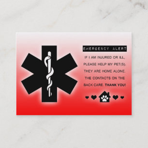 Carte De Visite animal domestique