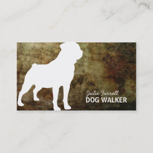 Carte De Visite Animal familier Realated de rottweiler