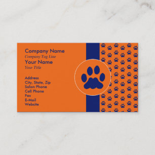 Carte De Visite Animal familier toilettant PawPrint