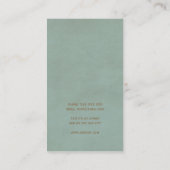 Carte De Visite Animal mignon de marche de cool de fille de chien (Dos)