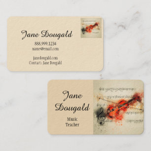 Carte De Visite Animal mignon de raton laveur d'aquarelle