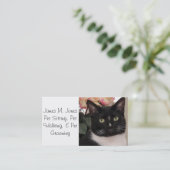 Carte De Visite Animal Pet assis (Debout devant)