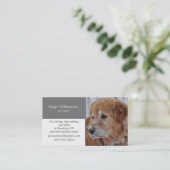 Carte De Visite Animal photo moderne (Debout devant)