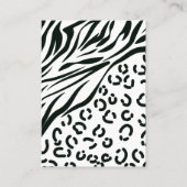 Carte De Visite Animal Prin (Dos)