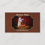 Carte De Visite Animal - The magic rabbit (Devant)