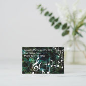 Carte De Visite Animateur musical à louer (Debout devant)