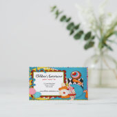 Carte De Visite Animateur pour enfants (Debout devant)