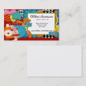 Carte De Visite Animateur pour enfants (Devant / Derrière)