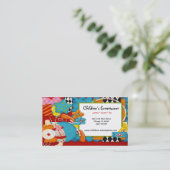 Carte De Visite Animateur pour enfants (Debout devant)