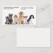 Carte De Visite Animaux assis en groupe (Devant / Derrière)
