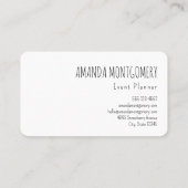 Carte De Visite Animaux d'astronautes mignons flottant dans l'espa (Dos)