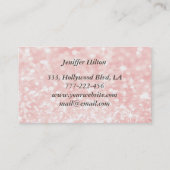 Carte De Visite Animaux de compagnie assis drôle chats fleuris gli (Dos)