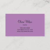 Carte De Visite Animaux de compagnie assis mignon Chien & Chat Log (Dos)