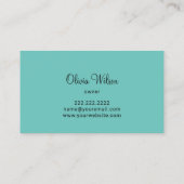 Carte De Visite Animaux de compagnie assis mignon chien et chat Lo (Dos)