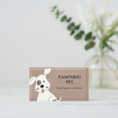 Carte De Visite Animaux de compagnie/Carte de visite vétérinaire (Debout devant)