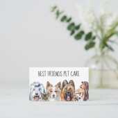 Carte De Visite Animaux de compagnie Chien Groomer Chat Animaux de (Debout devant)